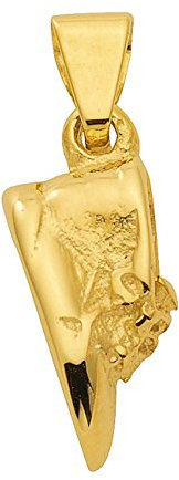 Babyschuh Anhänger, Kettenanhänger aus 333 Gold 8 Karat