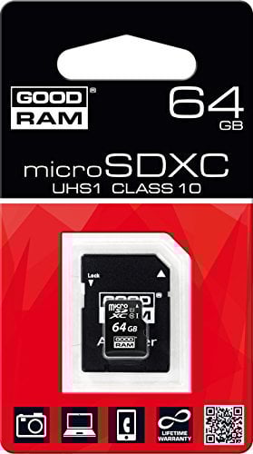 Goodram C10 Micro SD Carte mémoire Micro SDHC 64Go