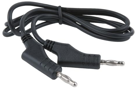 KS Tools 150.1668 Messleitungs-Verlängerung mit Doppel Stecker und zusätzlicher Buchse 1.100 mm (schwarz)