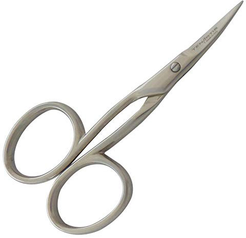 Linkshänderschere, gebogen für Nagel, Haut und Stick - Tenartis Made in Italy