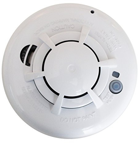 Qolsys QS5110-840 IQ Wireless Smoke and Heat Detector, 319.5 MHz