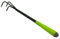 Xclou Griffe piocheuse de jardin 43 x 7 x 5 cm - Cultivateur de jardin avec manche ergonomique - Petite griffe à fleurs 3 dents - Outil de jardin multifonctions, Gris Argenté/vert