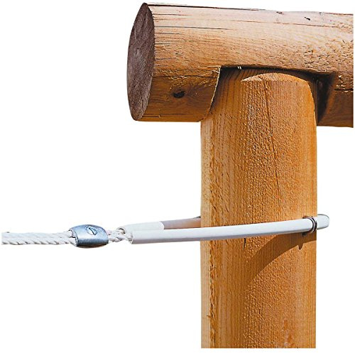 Kerbl Schlauchisolator für 8mm-Seil 60cm, weiß, 10 Stück