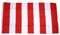 Flagge Fahne rot / weiß Streifen 90 x 150 cm FLAGGENMAE®