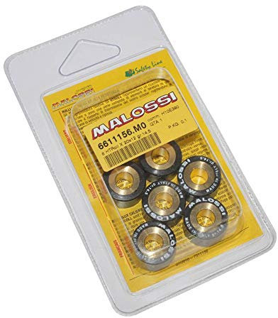 GALET MAXISCOOTER MALOSSI 20x12 14,5g (x6) POUR YAMAHA 125 XMAX, MAJESTY-MBK 125 SKYCRUISER, SKYLINER