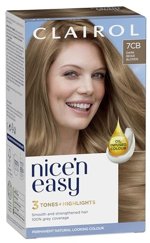 Clairol Nice'n Easy Permanent Hair Dye 106B/7CB Dark Champagne Blonde