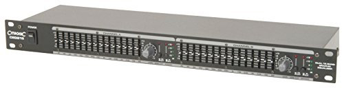 Citronic Professional 19 Rack Mountable Dual 15-Band Graphic Equaliser