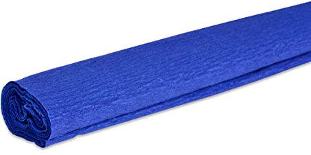 VBS Krepppapier 200cm 32g/qm aus Papier Dekorationen floristische Arbeiten Dunkelblau
