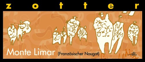 Zotter Monte Limar Französischer Nougat, 2er Pack (2 x 70 g) - Bio