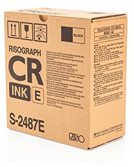 Risograph S2487 CR1610 Tinte, 800 ml, schwarz