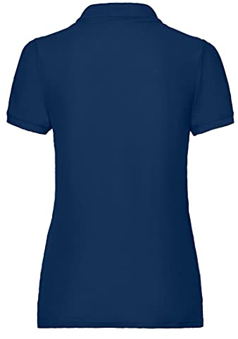 Fruit of the Loom Womens Lady-Fit 65/35 Short Sleeve Polo Shirt (S) (Navy)