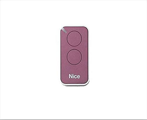 NICE INTI2L Lilac Émetteur manuel à 2 canaux 433,92 MHz Compatible avec les télécommandes FLOR-S, ONE, FLORE, INTI