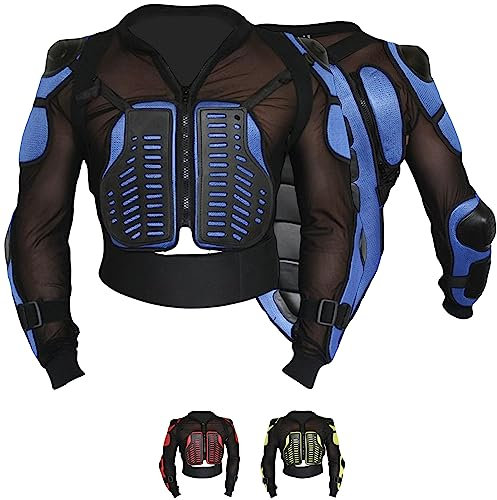 German Wear, Protektorenjacke Motorrad Motocross Skatebording Protektoren Armour KörperPanzer Größe: 54/XL
