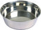 Trixie Stainless Steel Dog Bowl with Rubber Base, 1 Litre, Pack of 1