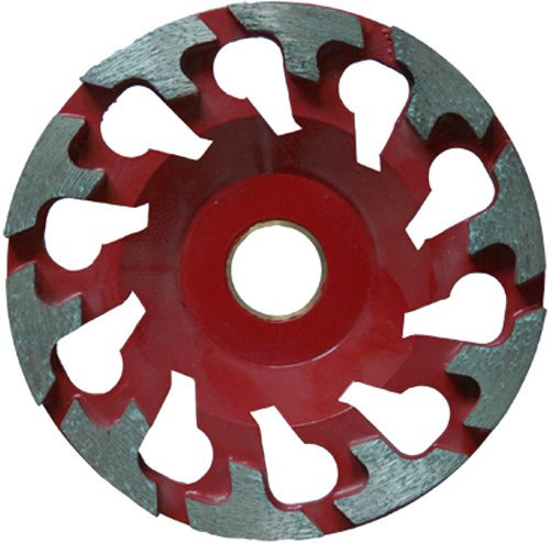 Diamantschleifer Schleifteller Schleiftopf passend für RenoFix RG 130 oder RGP130 (130mm - rot - abrassiv)