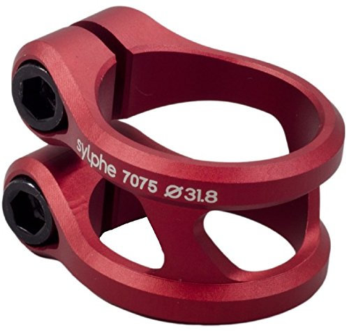 Ethic DTC Sylphe Alu Light Double Stunt-Scooter Clamp 31,8 / Rot