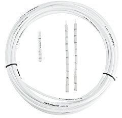 Jagwire - Pro 5 mm KEB-SL Compressionless Bicycle Brake Housing | Kevlar-Reinforced | Slick-Lube Inner Liner | 10 Meters | White