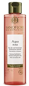 Sanoflore Aqua Rosa - Lotion Tonique Hydratante Certifiée Bio - Hydrolat de Rose de Damas - 200 ml