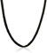 iJewelry2 Black Silk Satin Silver Clasp Cord Chain Necklace 14 16 18 20 22 24 30 36 40 -14
