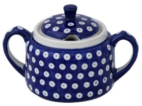 Original Ceramic Pottery Sugar Bowl 0,35 Litres in Decor 8