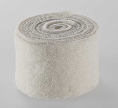 5m/150mm Filz Wollweiß Dekoband Basteln Ostern Deko Dekoration Tischdeko Country