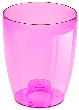 Prosper Plast DUOW130P-CPR9 13.2 x 16 cm Coubi Flowerpot - Pink Transparent