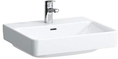 Laufen Waschbecken pro S ohne Armaturloch geschl.550x465 Überlaufkanal unten weiß 8109620001421