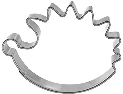Famous Design Ausstechform Igel, Edelstahl, Silber, 5.8 x 4.3 x 1.5 cm, 1 Einheiten
