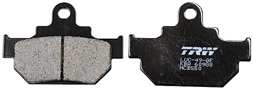 TRW MCB550 Brake Pad Set Disc Brake Organic Allround Compatible for Suzuki TU - Front Axle and Other Vehicles