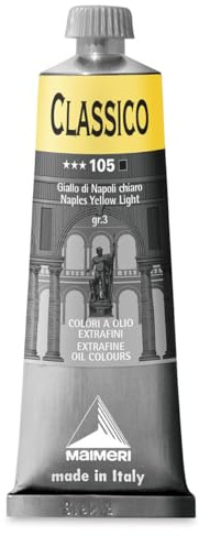 Maimeri Oil Colour Maimeri Series Classic 60 ml Tube GIALLO NAPOLI CHIARO