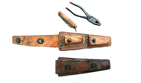 Forval US Army Equipment Werkzeugtasche Leder TE33 Messer TL29 Zange TL13 Jeep