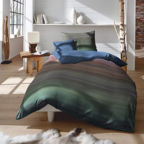 fleuresse Mako-Satin Bettwäsche Bed Art S 23356 1 Bettbezug 135 x 200 cm + 1 Kissenbezug 80 x 80 cm