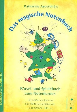 Das magische Notenbuch Bratschenschlüssel : Rätsel- und Spielebuch zum Notenlernen - die Rätsel- und Spielbücher von Katharina Apostolidis gehören zum bewährten Standartrepertoire an Musikschulen. Mit altersgerechten Konzepten erobern sich Kinder damit neugierig die Welt der Noten und Notenwerte.