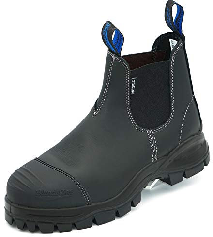 Blundstone Work & Safety Boots, Stivali Unisex - Adulto, Platino nero, 43 EU
