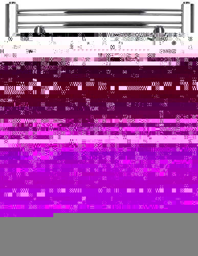 anapont Radiador Toallero Eléctrico, Cromado, Curva, Disponible en Diferentes Tamaños, Toallero, Secador de Toalla - 775h x 750b