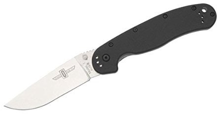 Ontario Rat Folder, Satin Blade, Plain