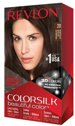 Revlon Colorsilk 7215563020 - Tinte capilar, tono negro natural