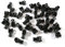 Lego TECHNIC Achs-Verbinder in Schwarz - 40 Stück - Hochwertige Technic Teile für Ihre Bauprojekte - Ideal für Fahrzeuge, Maschinen und mehr - Kompatibel mit Allen Lego Technic Sets