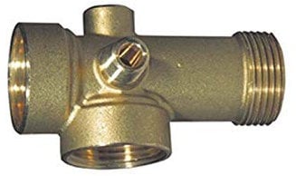 Raccordo in ottone a 5 vie prolungato 91mm
