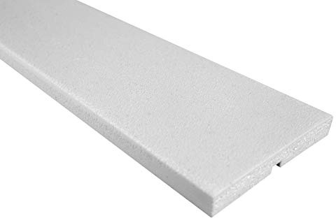 10 Meter | Fassade | Außenstuck | Leiste | EPS | PU | gerade | 25x160mm | MC145