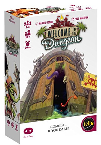 Iello , Welcome to the Dungeon , Board Game , Ages 10+ , 2 to 4 Players , 30 mins Minutes Playing Time, Multicolor, 14.99 x 9.91 x 3.81 cm