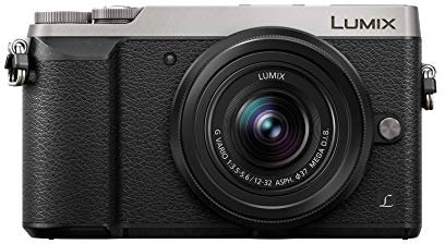 Panasonic Lumix GX80K | Appareil Photo Hybride Compact + Objectif Lumix 12-32mm (Capteur 4/3 16MP, Double stabilisation, Viseur, Écran inclin. tact., AF DFD, Vidéo 4K) Silver – Version Française