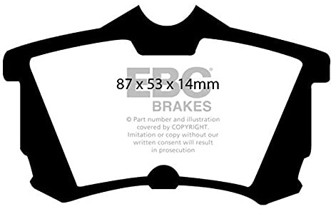EBC Brakes DP41216R Yellowstuff Bremsbeläge