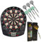 Elektronische Dartscheibe L.A Sports Classic für 1-8 Spieler inklusive Softdarts Pfeile mit Zubehör Set Champion