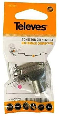 TELEVES 437501 CONECT. TV HEMBRA