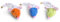 Petface (Little Petface) Mouse Face Kitten Cat Toy with Bell (One Supplied)