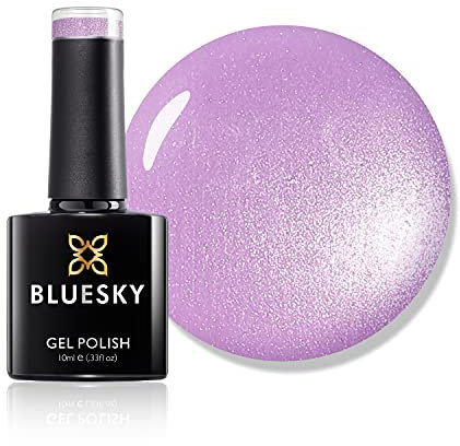 Bluesky Gel Nail Polish, Beckoning Begonia 80597, Light Purple, Long Lasting, Chip Resistant, 10 ml (Requires Drying Under UV LED Lamp)