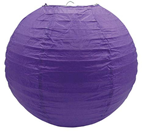 Creativery Papier Lampion 20cm lila Purpur 465 Laterne Hochzeit Party Wohnungsdeko Hängedeko Raumdeko Geburtstag Party Feier