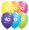 Luftballons 40 Tropical-Mix Qualatex, ca. 30 cm, 5 St.