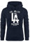 Neverless Hoodie Damen Los Angeles California LA Palme Sweatshirt Kapuze Kapuzenpullover Navy XL